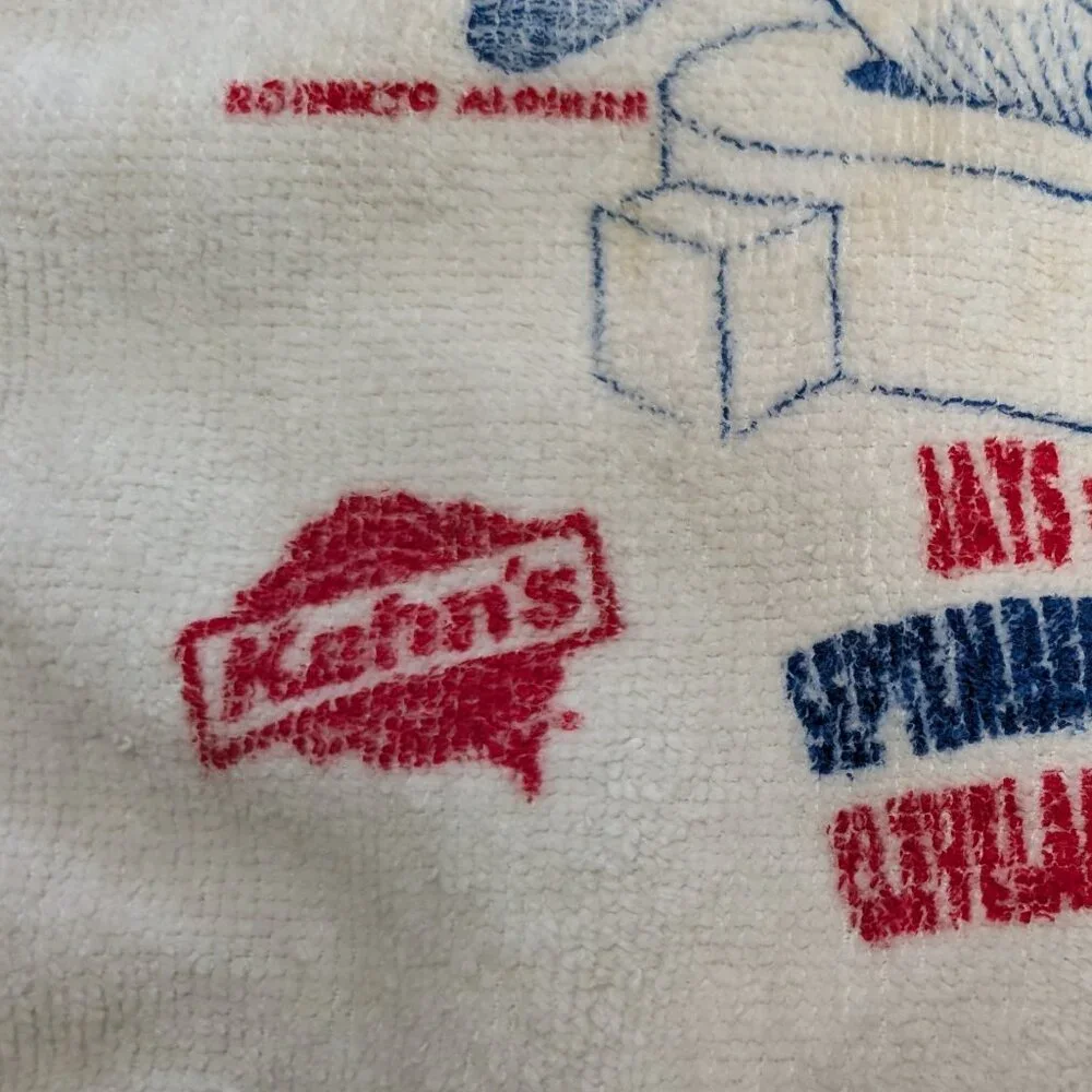 Vintage Cleveland Indians towel